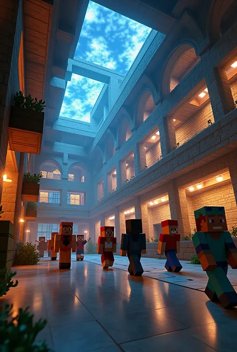 Create a minecraft museum