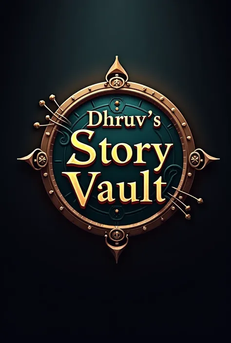 Create a logo with my channel name- Dhruvs Story Vault