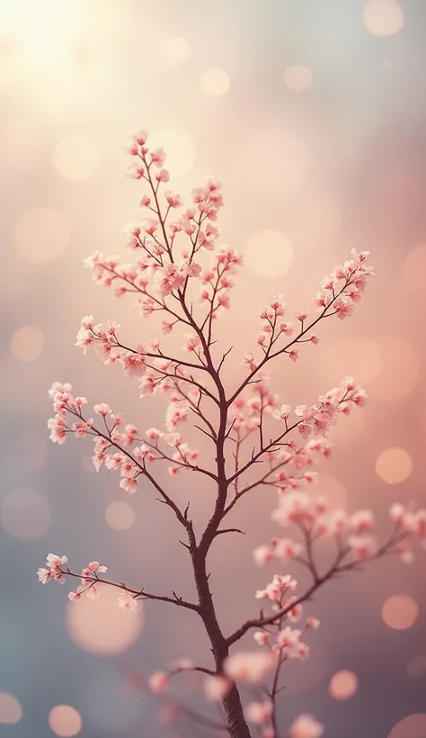 Beautiful linden tree macro photography.Light background.More dreamy and ethereal atmosphere.Cover the screen.More obvious gradation.Bokeh effect.Change to white-pink-orange color.Orange，foggy white，water purification，Flower，White Space，Rendering，light