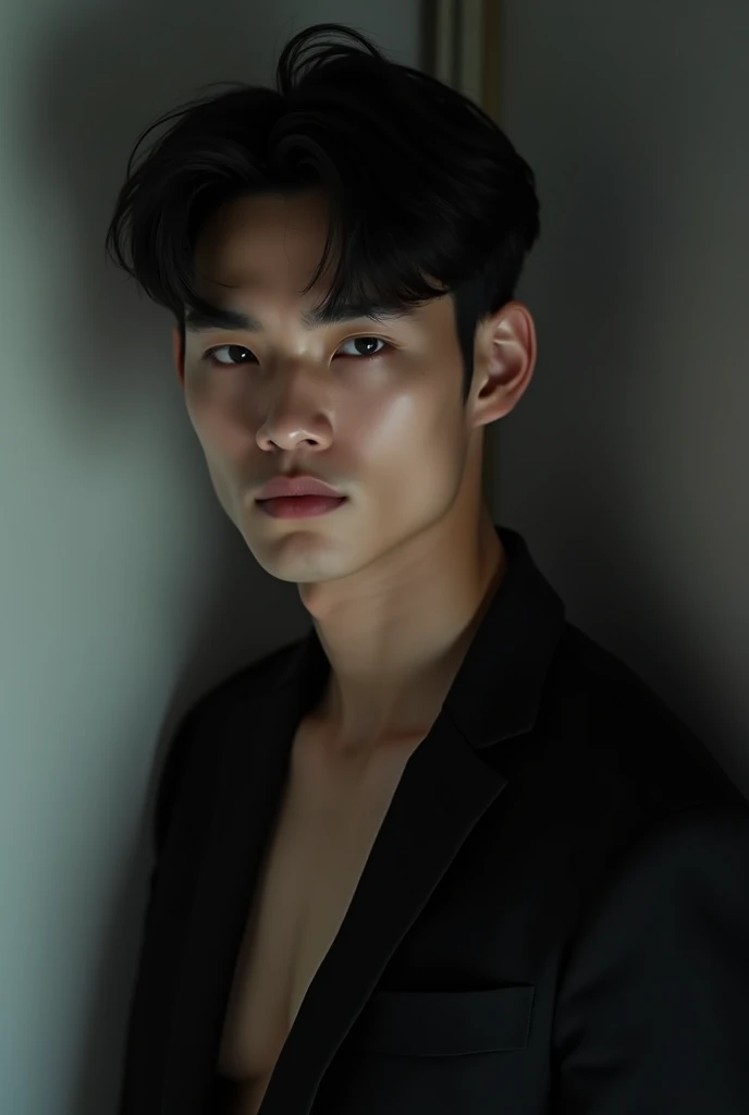 A little sexy photo of a slender Korean handsome man