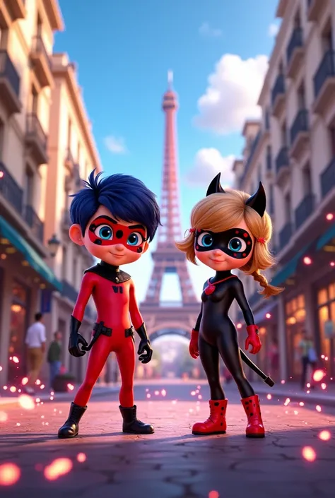 Background of a video related to miraculous ladybug