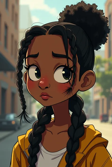 The boondocks animation of huey with braids 