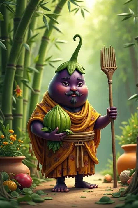 Here are five modified prompts with the character inspired by different cultural elements, each with a vegetable-like body that reflects unique attributes from various cultures:

1. **Asian-Inspired Whimsical Character:**
   "A whimsical character resembli...