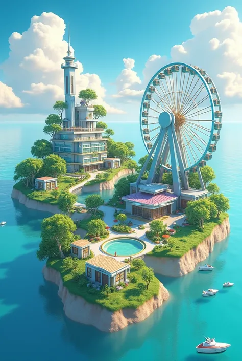 Admin and Nimda are brothers. They created the virtual universe called PKXD, a universe without wars and without hunger. They created two islands. The first island is an island of houses with an observation tower. The second island is a robot that has an a...