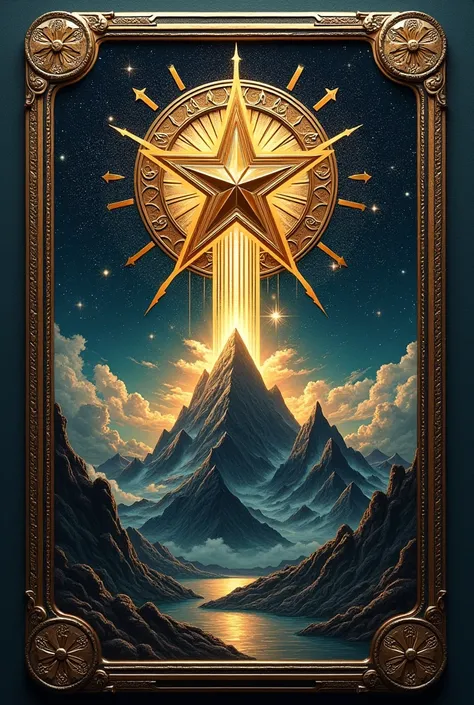 Design:

Obverse: A symbol that represents the union between heaven and earth, with a central star and rays spreading out.
Reverse: The image of a mountain, surrounded by clouds and stars, symbolizing the grandeur of nature.