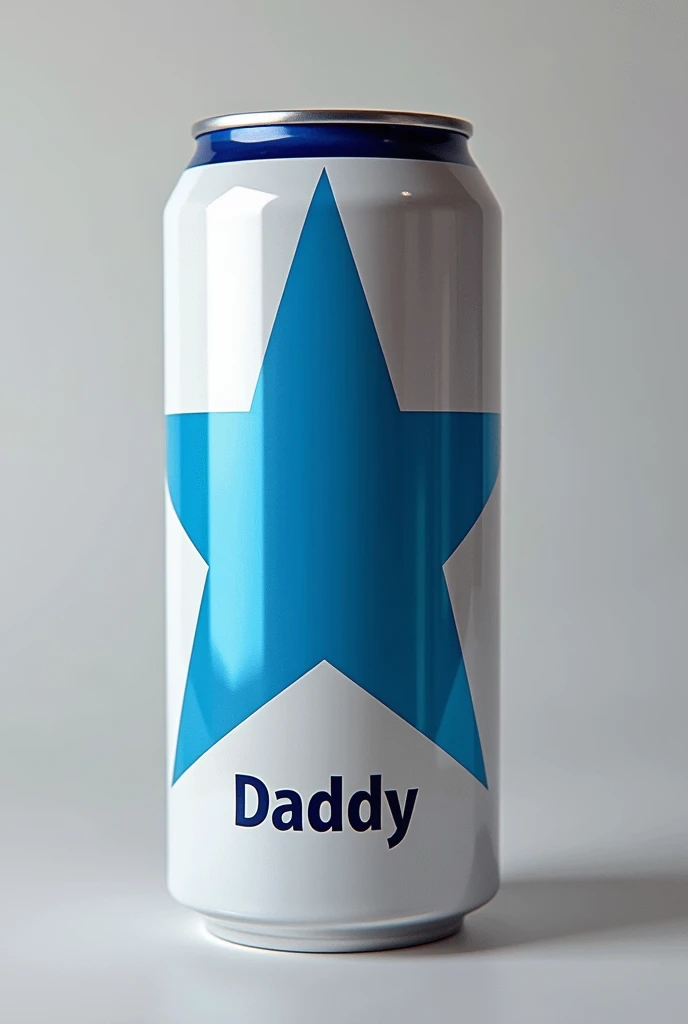 Make a Heineken with the blue star and the name dad in place of the beer&#39;s name. The star must be blue and in place of the name Heineken. The name daddy