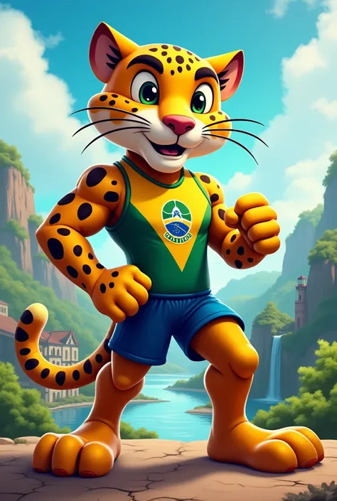 Create a mascot about the Rio Acima MG Olympics

