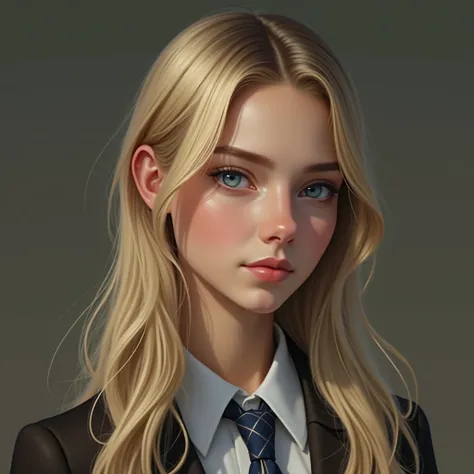 
“This is Emma ,young woman with blonde hair and blue eyes, wearing a classic school uniform consisting of a plaid skirt, blouse, and tie, standing confidently under the  istanbul 
Her pose is elegant and poised, with a natural sense of style. The backgrou...