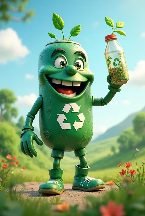 Mascot that is related to recycling 