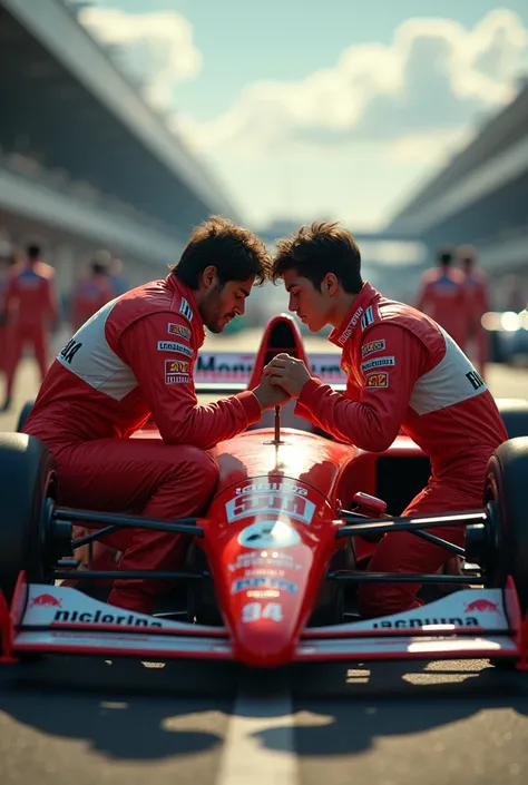 Ayrton Senna Kissing Max Verstappen&#39;s Feet 