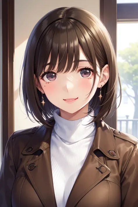 my grandmother、Shiny brown hair, Short Hair, (Beautiful brown eyes、Sparkling eyes, Fine grain)、smile、Ultra-detailed eyes、Highly detailed face, Highly detailed eyes,Cowboy Shot、



masterpiece、High resolution、High resolution、High resolution、
1 female、Very c...