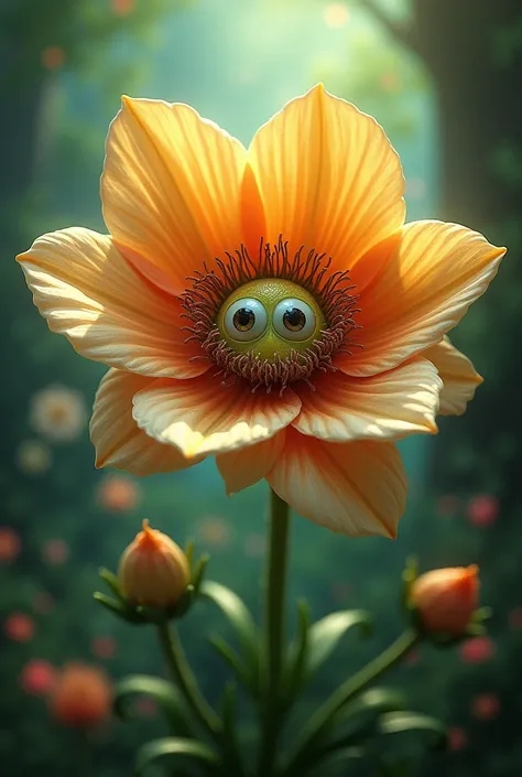 Flower with eyes