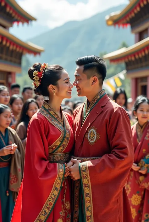 Bhutanese boy and a girl getting married 
Both of them are Age 23