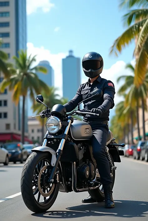 Image to offer a motorcycle transportation service in Panama City 