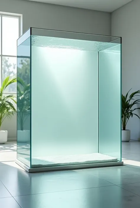 Empty aquarium tank