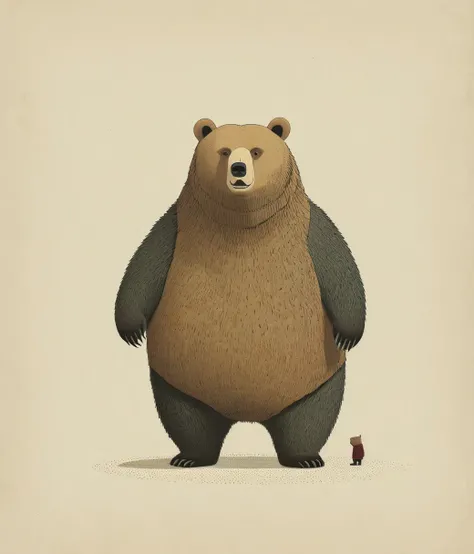 Alessandro Gottardo style page, (cute, chubby, male, bear), hires textures, highly detailed, intricate details, best quality, masterpiece