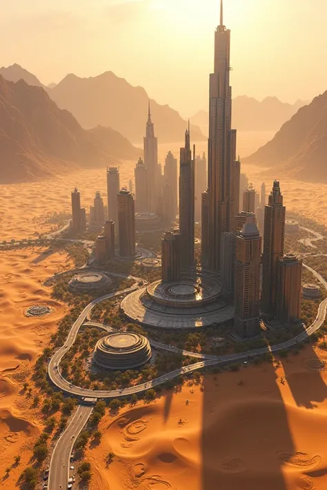 Big city in the desert 