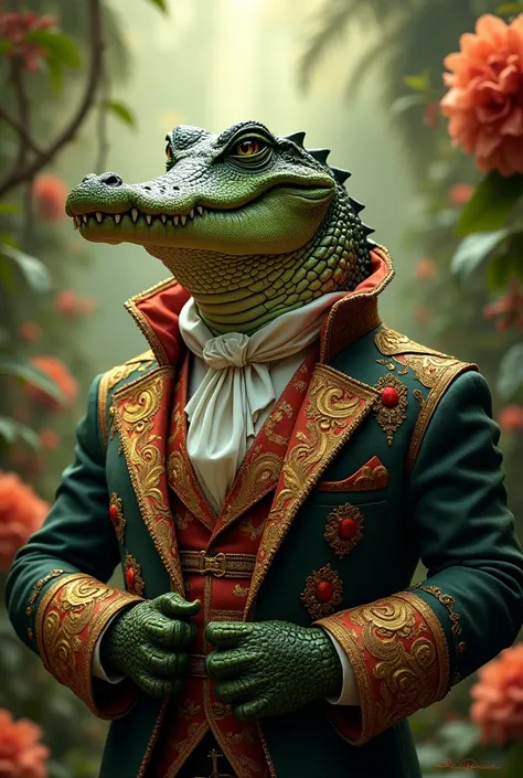 Make me an exotic animal(crocodile in clothes)
