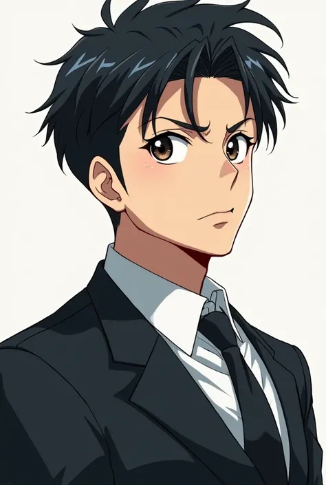 A handsome, arrogant Japanese anime boy in a high school.