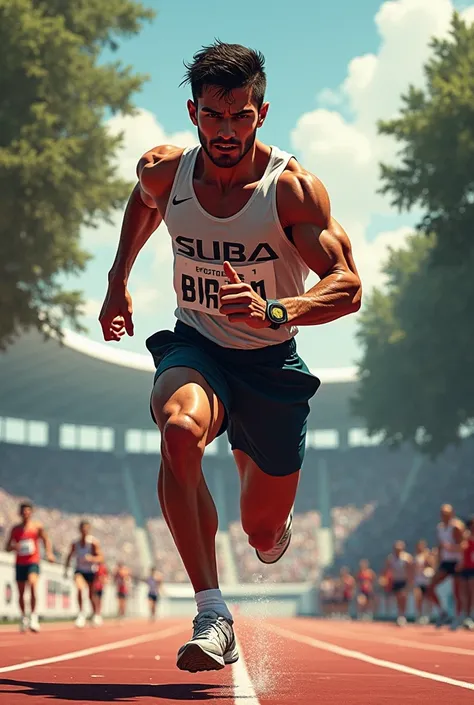 A runner dreamed of competing in the Olympics since childhood. But his family and friends told him, "You cant. Your legs arent strong enough." But he never gave up. He got up every morning to practice, despite suffering a lot. One day he qualified for the ...