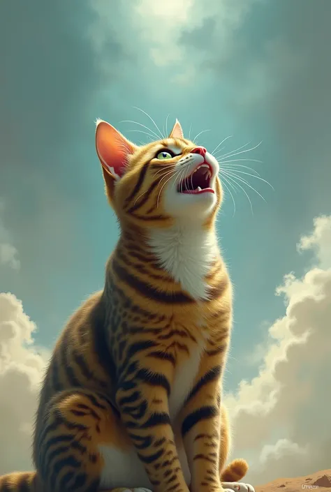 And the cat looked up to the sky and said to Allah, Allah, I went to eat my sustenance, destroy him who chased me away with a stick.