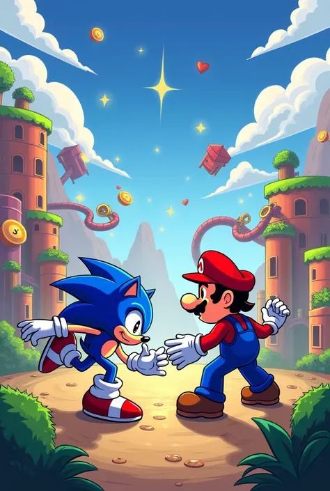 sonic vs mario
