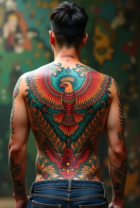 A tatto of the culture of Peru 