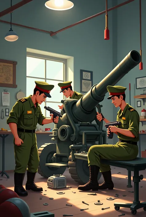 Argentine Army Artillery Mechanics Disney 