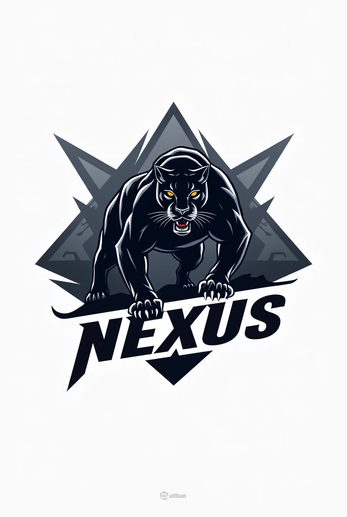 Create a logo of a panther and have the word as its title " Nexus" 