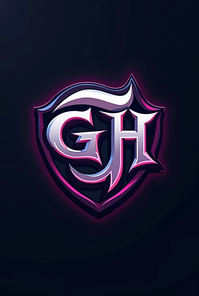 logo esport tulisan nyambung GH, ada tulisan (GROGOON HIGH)