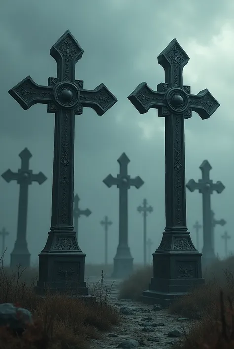 gothic crosses