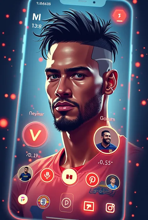 A request to follow Neymar on Instagram  