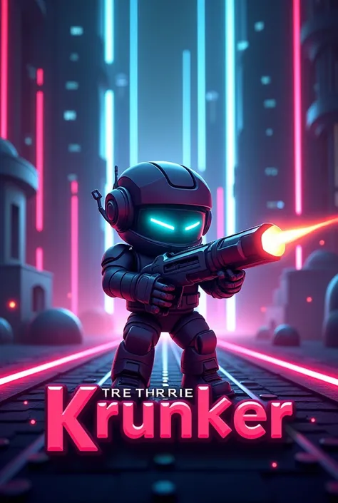 A thumbnail for youtube about Krunker, with the title THE RETURN OF KRUNKER?