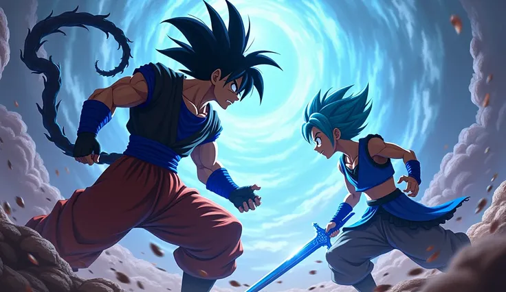 Goku black y aqua