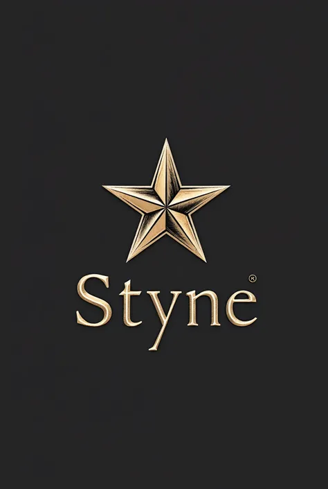 LOGO FOR A COMPANY THAT MANUFACTURES CLOTHES, THAT IS CALLED STYNE WHICH MEANS STAR WITHOUT ANY OTHER TITLE
