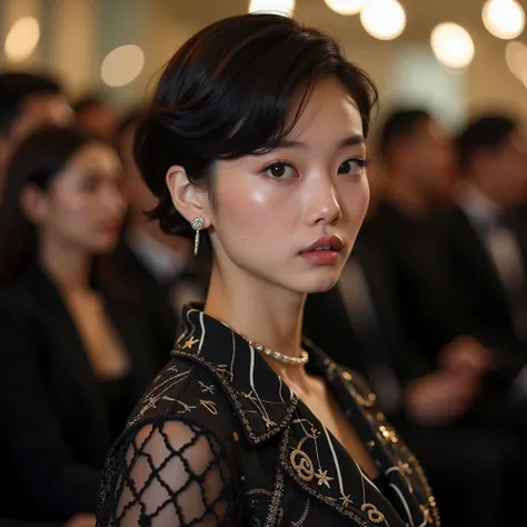 Korean girl at a Chanel show 