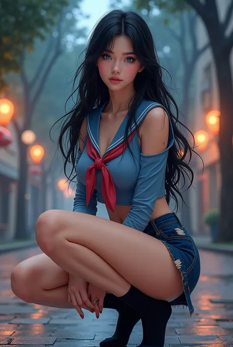 outstanding style, (masterpiece:1.2, top-quality, ultra high res, ultra detailed), (realistic, photorealistic:1.2), beautiful illustration, perfect lighting, natural lighting, colorful, depth of fields, nsfw, vulgality, 
beautiful detailed hair, extremely ...