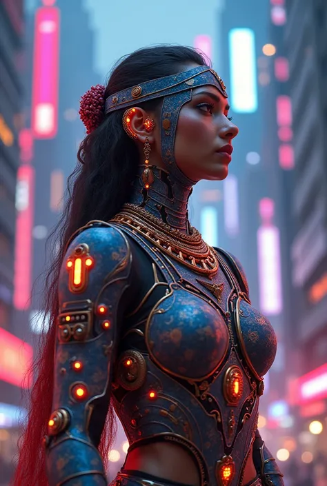 Futuristic Indian Drawing