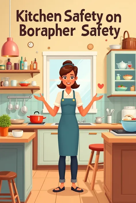 poster about kitchen safety landscape 