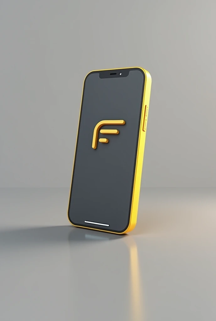 Make a logo for my cell phone technical assistance FASTCELL ASSISTÊNCIA in gray and yellow colors with the design of a 3D cell phone