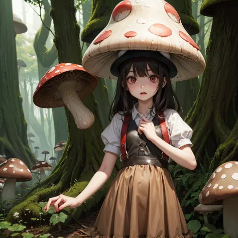 Mushroom Girl,Horror,Monster