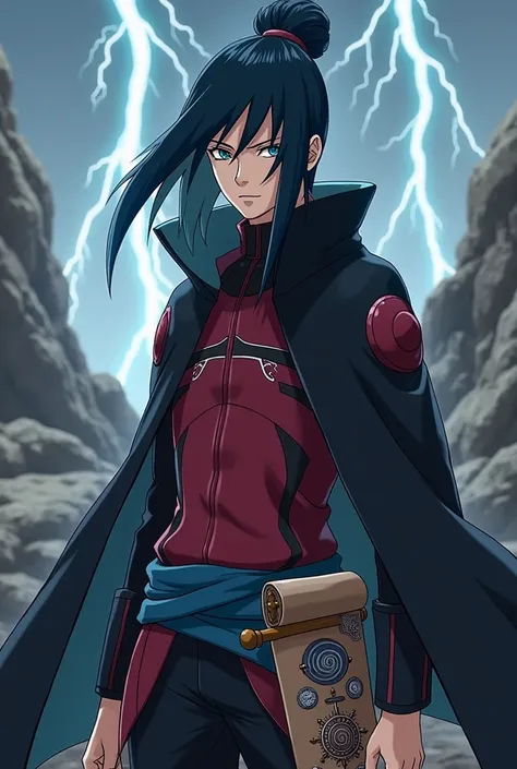 Crie uma versão estilo boruto de Madara Uchiha, returned in "Two Blue Vortex" e aliado a boruto.

Madara Uchiha appears with a modernized and imposing appearance, combining its classic essence with the contemporary style of "boruto". His skin is clear and ...