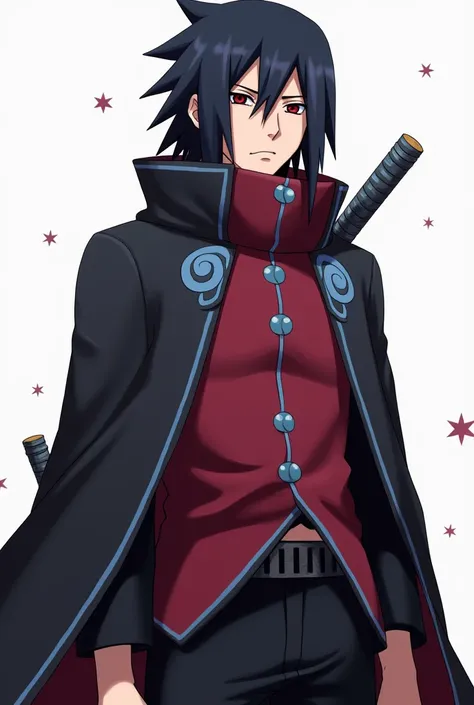 Crie uma versão estilo boruto de Madara Uchiha, returned in "Two Blue Vortex" e aliado a boruto.

Madara Uchiha appears with a modernized and imposing appearance, combining its classic essence with the contemporary style of "boruto". His skin is clear and ...