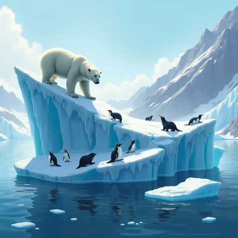 Life on iceberg