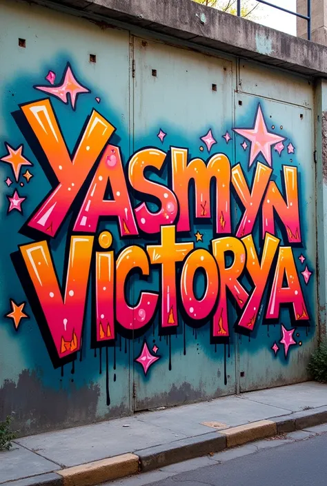 Image written Yasmyn victorya in graffiti