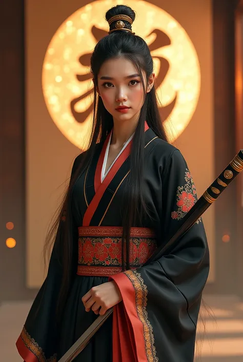 (masterpiece, best quality, beauty, best ratio, best shadows,best Illustration, wallpaper size,1080×2400 pixels,detailed face,1 girl, natural beauty theme, detailed costume,128k)


Realistic,charismatic female  (big clear sad eye, golden ratio face,long ha...