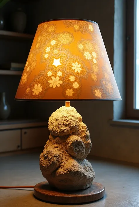 Fossil fusion with lampshade