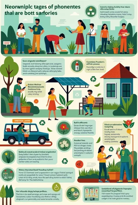 Create a poster showing the different actions that you can do to uphold environmentalism in your community. Write your short explanation