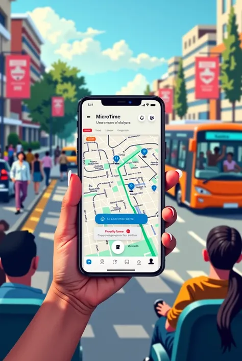 Mobile application that optimizes public transportation in Trujillo, Offering real-time routes and schedules with privacy features for drivers and passengers. I want public transport to be seen ,The driver and the user also using the app.  The name of the ...