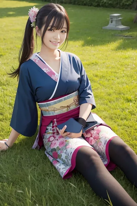 correct, High resolution, Japan,Beauty,smile,Grass